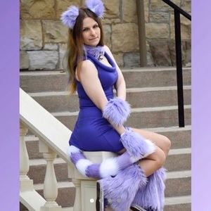 Cyberdog purple orbit dress